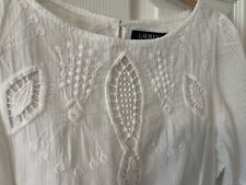 Blusa feminina Ralph Lauren de renda branca SP comprar usado  Enviando para Brazil