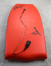 Vintage Morey Boogie Board Bodyboard Baja With leash 41" White Red 2.6lbs GUC for sale  Shipping to South Africa