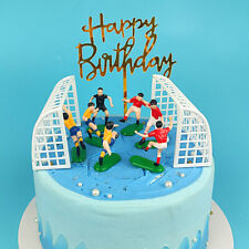 Juego de 9 piezas decoración de pasteles de fútbol fútbol fútbol decoración de pasteles de cumpleaños, usado segunda mano  Embacar hacia Argentina
