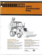 Original Case 580C Construction King TLB Sales Brochure Form Number UD71675M for sale  Shipping to South Africa