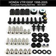 Kit completo de parafusos de carenagem capota aço inoxidável ajuste para Honda VTR 1000F 1998-2005  comprar usado  Enviando para Brazil