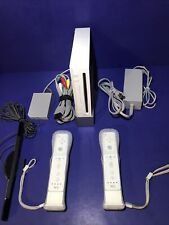 Consola Nintendo Wii blanca RVL-001 completa probada barra sensor de voz Wii movimiento + segunda mano  Embacar hacia Argentina