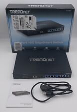 Interruptor EdgeSmart TRENDnet TEG (TEG-7080ES) 8 puertos 10G, usado segunda mano  Embacar hacia Argentina