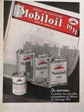 Publicité automobile mobiloil d'occasion  Bordeaux-