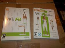 Wii Fit And Wii Fit Plus Lot - Nintendo Wii - Exercise Game - NO Balance Board for sale  Shipping to South Africa