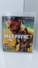 Max Payne 3 PS3 (Sony Playstation 3, 2004) Testado na Caixa com Manual   comprar usado  Enviando para Brazil