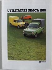 Brochure chrysler simca d'occasion  France