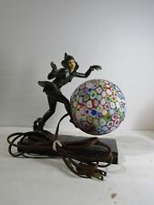 LÁMPARA GERDAGO PIXIE Art Deco Vintage Murano Millefiori Cristal Globo Pantalla, usado segunda mano  Embacar hacia Argentina