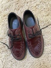 Martens maroon brogues for sale  LLANRHYSTUD