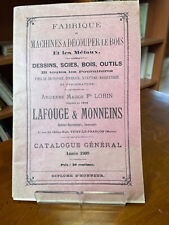 Catalogue lafouge monneins d'occasion  Sainte-Suzanne