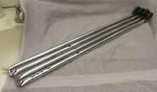 (4) 1950's-1960's Vintage Chrome Legs on Wheels for Kitchen Cart, used for sale  Shipping to South Africa