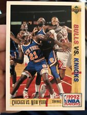 Usado, 1991-92 Upper Deck NBA playoffs Bulls vsKnicks #166 Michael Jordan italiano segunda mano  Embacar hacia Argentina