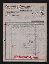 Coburg rechnung 1936 gebraucht kaufen  Leipzig