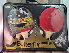 Victory Butterfly Table Tennis 4 Player Set Professional Rackets With 40mm Balls, used for sale  Shipping to South Africa