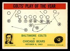 1964 Philadelphia Football #14 Colts Jogo do Ano Muito Bom/Ex *d2 comprar usado  Enviando para Brazil