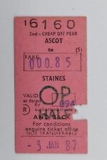 Railway ticket ascot for sale  REDCAR