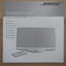 Sistema de música digital manual Bose SoundDock alto-falante Apple iPod dock de som 277647 comprar usado  Enviando para Brazil