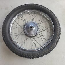 1972 72 YAMAHA AT1 AT2 125 ENDURO FRONT WHEEL RIM TIRE 3.00X18 for sale  Shipping to Canada