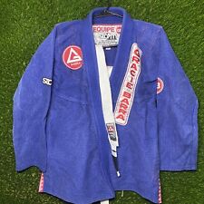 Usado, Gracie Barra Equipe GB Jiu Jitsu Storm Blue Gi Kimono Adulto A1 Top com Cinto comprar usado  Enviando para Brazil