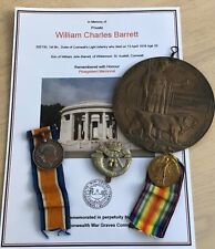 Ww1 medal pair for sale  HONITON