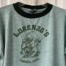 Camiseta de Colección Lorenzo's Loomis Calif Ringer Puntada Única Adulto Grande Para Hombre segunda mano  Embacar hacia Argentina