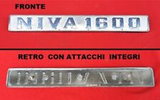 Targhetta emblema posteriore usato  Italia