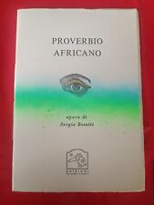 Proverbio africano opera usato  Camogli