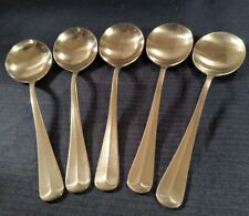 Conjunto de 5 colheres de sopa de tigela redonda de aço inoxidável padrão Rogers JEFFERSON MANOR 6 1/2" comprar usado  Enviando para Brazil