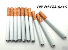 10 pçs taco de cigarro de metal One Hitter cachimbo de fumar grande 10 pçs tabaco, usado comprar usado  Enviando para Brazil