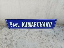 Paul aumarchand plaque d'occasion  Poitiers