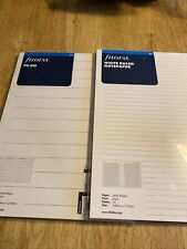 Filofax white note for sale  NEWPORT PAGNELL