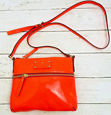 Bolsa tiracolo Kate Spade laranja neon - Couro laranja neon patenteado - Tenley cintilante comprar usado  Enviando para Brazil