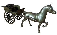 Vintage brass horse for sale  TIPTON