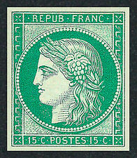 1850 15c. green for sale  Shipping to Ireland