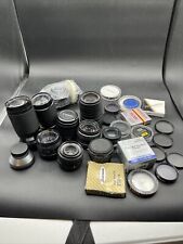 Lote de aproximadamente 30 lentes y filtros para cámara sin probar segunda mano  Embacar hacia Mexico