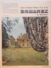 Publicité 1961 romanex d'occasion  Compiègne