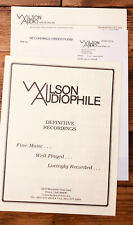 Wilson audio audiophile d'occasion  Expédié en Belgium