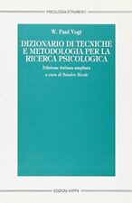 Dizionario tecniche metodologi usato  Italia