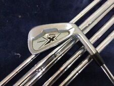 CALLAWAY X-FORGED 5-PW FERROS NIPPON 105R AÇO NOVAS EMPUNHADURAS BÔNUS GAP WEDGE, usado comprar usado  Enviando para Brazil