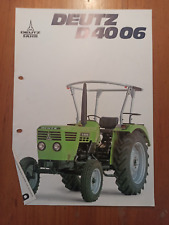 Prospekt deutz 4006 gebraucht kaufen  Spraitbach