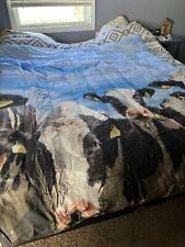 Cow quilt pillow for sale  Ravenna