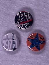 Clash badges original for sale  PRESTON