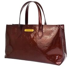 Bolsa de mão Louis Vuitton Wilshire PM monograma Vernis Rouge Fauviste M91644 86YE270 comprar usado  Enviando para Brazil