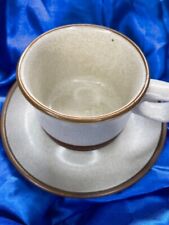 Vintage Denby mug Cup And Saucer Potters Wheel Retro Tableware Design Signed  for sale  HAYLING ISLAND