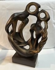 1991 Austin Sculpture Wedding Rings Couple Kissing Romance Martel 13" #250 for sale  Shipping to South Africa