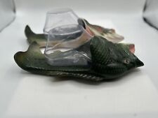 Rivers Edge Bass Fish Flip Flop Slide Sandals Mens Size 11 Green Slip On Comfort for sale  Shipping to South Africa