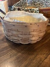 Round longaberger basket for sale  Long Bottom