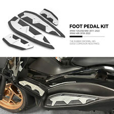 For Yamaha XMAX400 XMAX125 XMAX250 XMAX300 Footrest Foot Pads Pedal Plate for sale  Shipping to South Africa