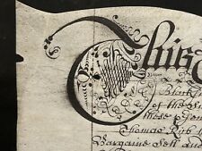 1685 indentured deed for sale  BEDFORD