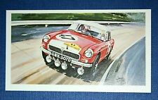 MG  MGB 2 Seater Hardtop   Motor Racing Card  GB10P for sale  DERBY